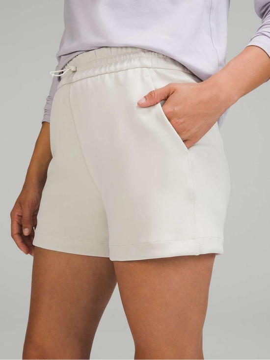 lululemon athletica Pants - Lululemon Softstreme High-Rise 4” Shorts White Opal Size 8 Pockets